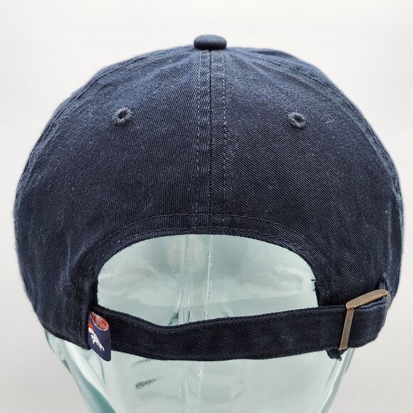 Denver Broncos NFL 47 Navy Blue Adjustable Strap Baseball Cap Embroidered Logo - Picture 6 of 14